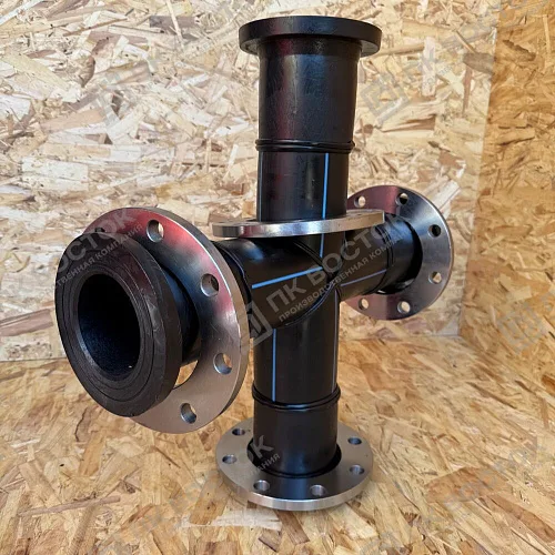 Крестовина ПНД фланцевая 315 мм SDR17 Pn10